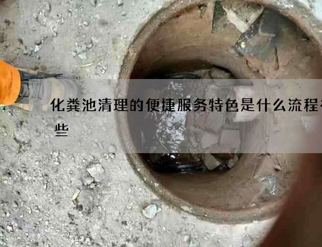 化粪池清理的便捷服务特色是什么流程有哪些 化粪池清理的便捷服务特色是什么流程有哪些