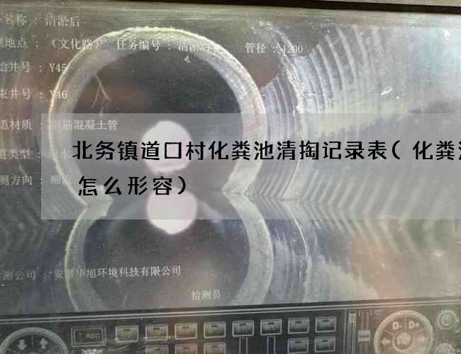 北务镇道口村化粪池清掏记录表(化粪池满怎么形容)