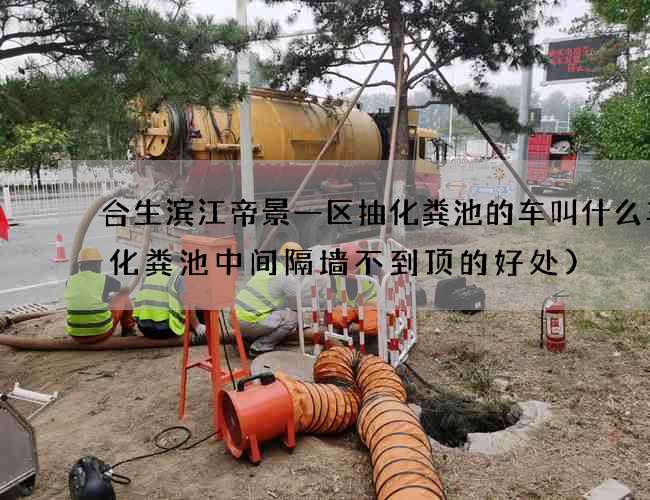 合生滨江帝景一区抽化粪池的车叫什么车(化粪池中间隔墙不到顶的好处)