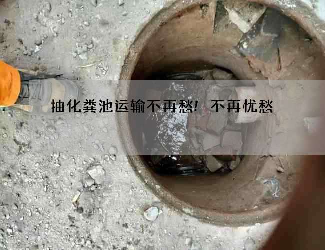 抽化粪池运输不再愁!不再忧愁 抽化粪池运输不再愁!不再忧愁
