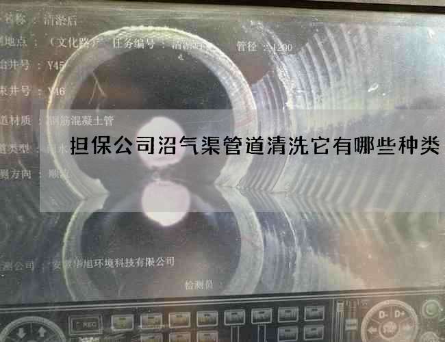 担保公司沼气渠管道清洗它有哪些种类