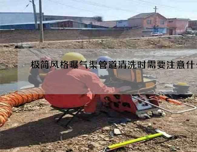 极简风格曝气渠管道清洗时需要注意什么? 极简风格曝气渠管道清洗时需要注意什么?