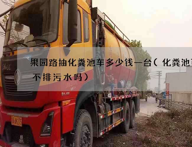 果园路抽化粪池车多少钱一台(化粪池可以不排污水吗)
