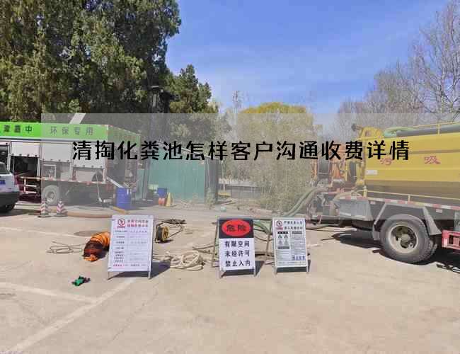 清掏化粪池怎样客户沟通收费详情