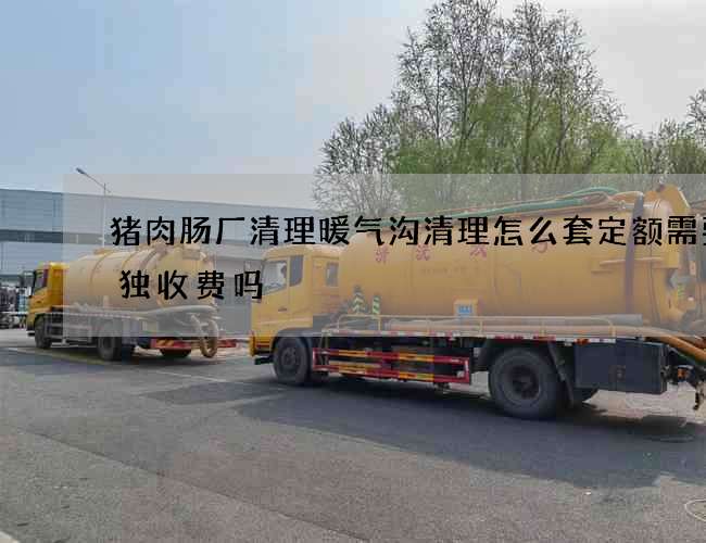 猪肉肠厂清理暖气沟清理怎么套定额需要单独收费吗