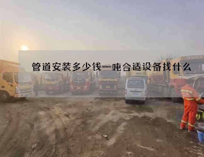 管道安装多少钱一吨合适设备找什么