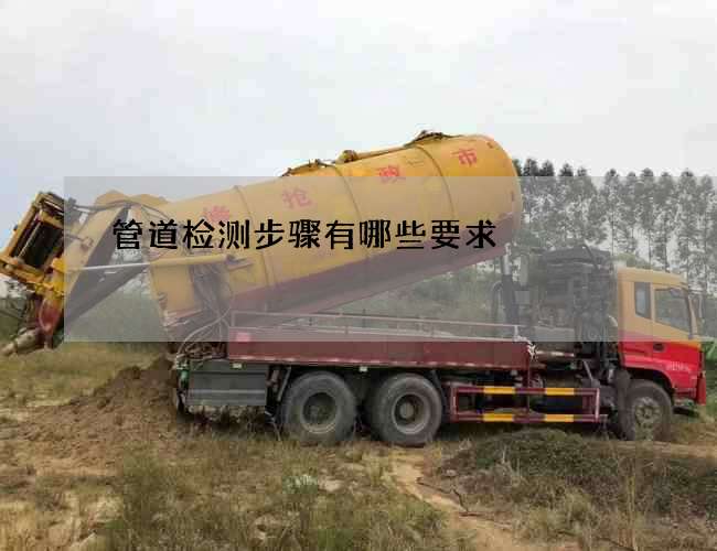 管道检测步骤有哪些要求