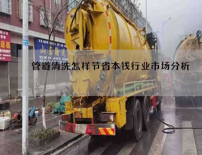 管道清洗怎样节省本钱行业市场分析