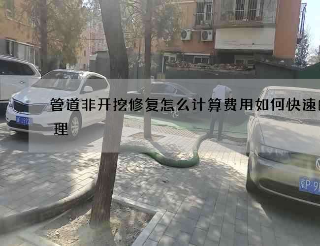 管道非开挖修复怎么计算费用如何快速的清理