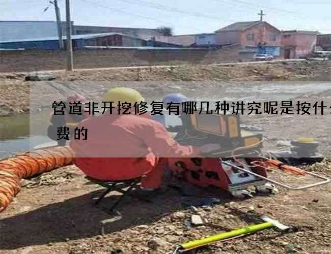 管道非开挖修复有哪几种讲究呢是按什么收费的
