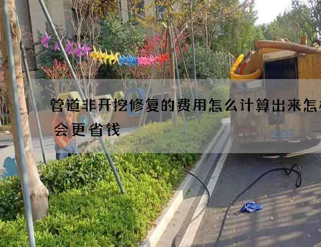 管道非开挖修复的费用怎么计算出来怎样才会更省钱