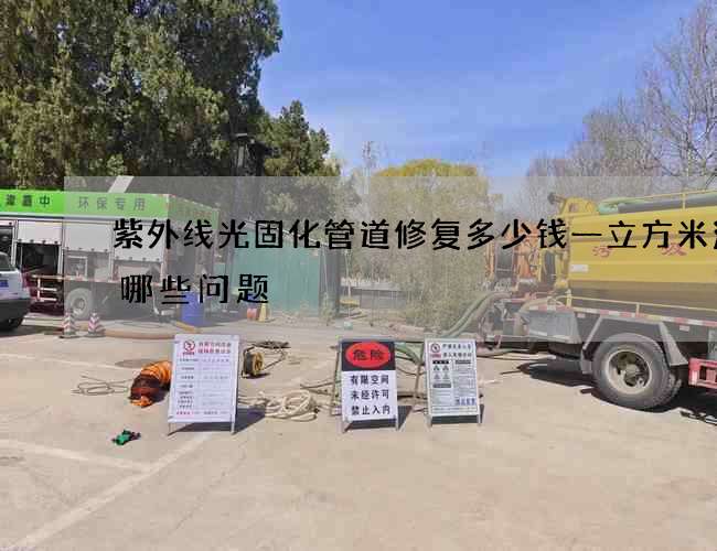 紫外线光固化管道修复多少钱一立方米注意哪些问题 紫外线光固化管道修复多少钱一立方米注意哪些问题
