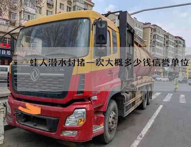 蛙人潜水封堵一次大概多少钱信誉单位 蛙人潜水封堵一次大概多少钱信誉单位