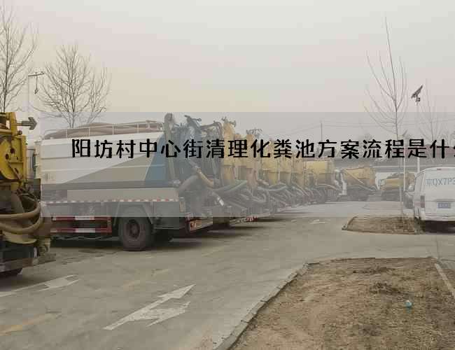 阳坊村中心街清理化粪池方案流程是什么