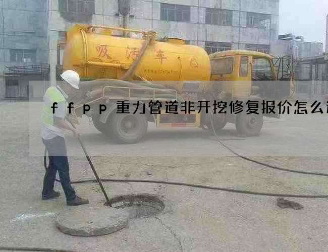 ffpp重力管道非开挖修复报价怎么进行