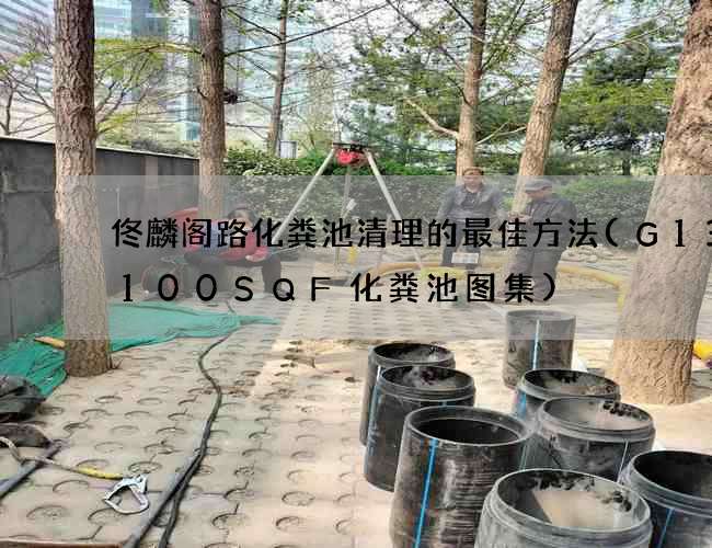 佟麟阁路化粪池清理的最佳方法(G13—100SQF化粪池图集)