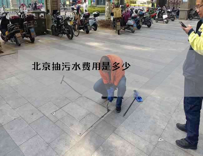 北京抽污水费用是多少