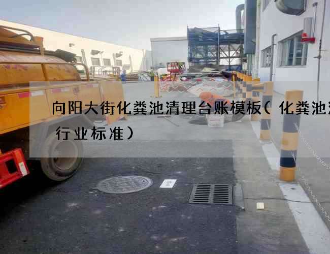 向阳大街化粪池清理台账模板(化粪池清掏行业标准)