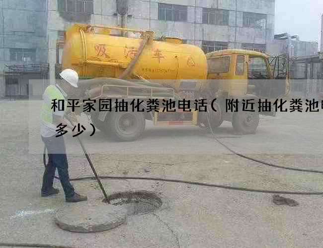 和平家园抽化粪池电话(附近抽化粪池电话多少)