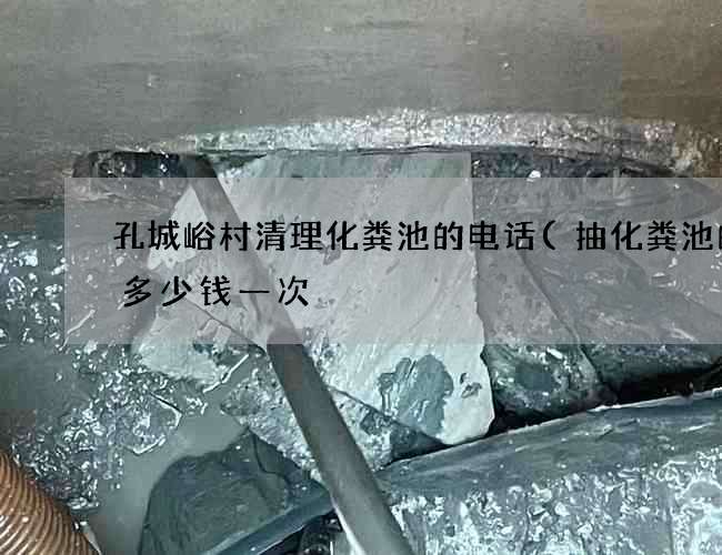 孔城峪村清理化粪池的电话(抽化粪池的车多少钱一次) 孔城峪村清理化粪池的电话(抽化粪池的车多少钱一次)