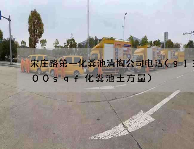 宋庄路第一化粪池清掏公司电话(g13100sqf化粪池土方量)