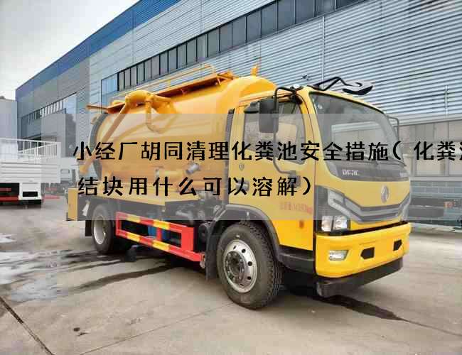 小经厂胡同清理化粪池安全措施(化粪池里结块用什么可以溶解)