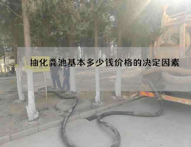 抽化粪池基本多少钱价格的决定因素