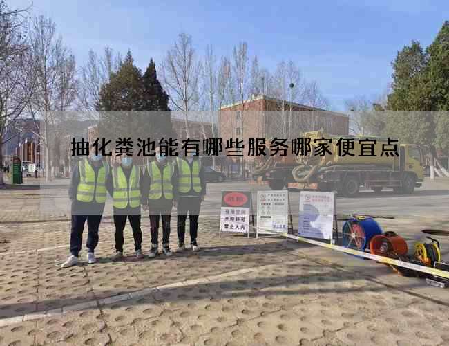 抽化粪池能有哪些服务哪家便宜点