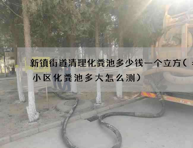 新镇街道清理化粪池多少钱一个立方(老旧小区化粪池多大怎么测)