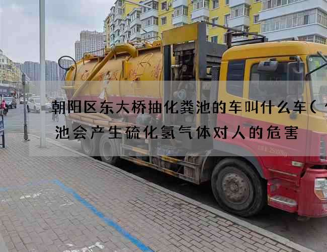 朝阳区东大桥抽化粪池的车叫什么车(化粪池会产生硫化氢气体对人的危害?) 朝阳区东大桥抽化粪池的车叫什么车(化粪池会产生硫化氢气体对人的危害?)