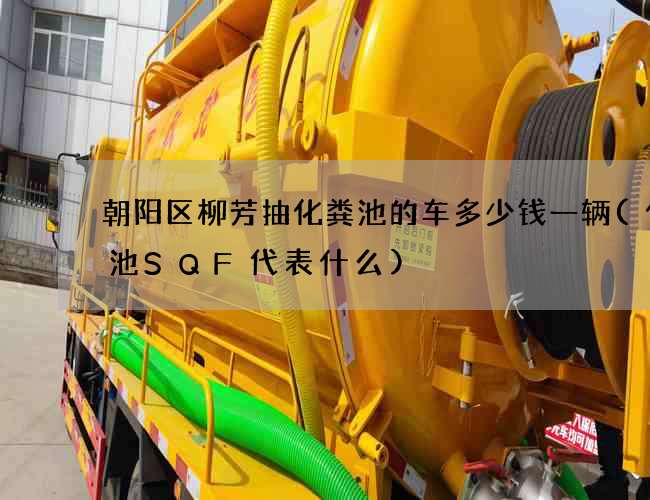 朝阳区柳芳抽化粪池的车多少钱一辆(化粪池SQF代表什么)