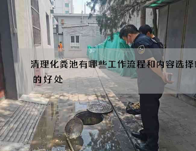清理化粪池有哪些工作流程和内容选择晚上的好处