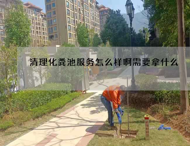 清理化粪池服务怎么样啊需要拿什么