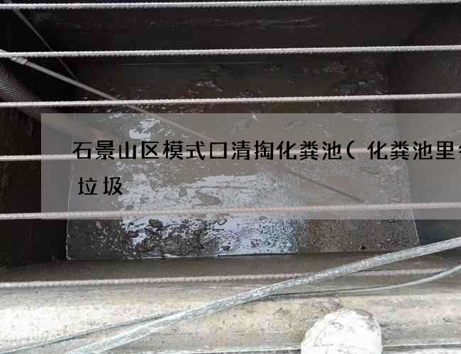 石景山区模式口清掏化粪池(化粪池里各种垃圾) 石景山区模式口清掏化粪池(化粪池里各种垃圾)