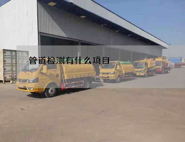 管道检测有什么项目