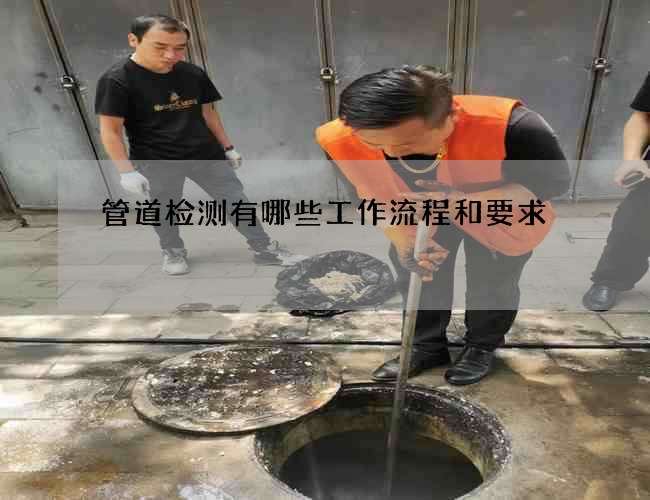 管道检测有哪些工作流程和要求