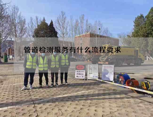 管道检测服务有什么流程要求