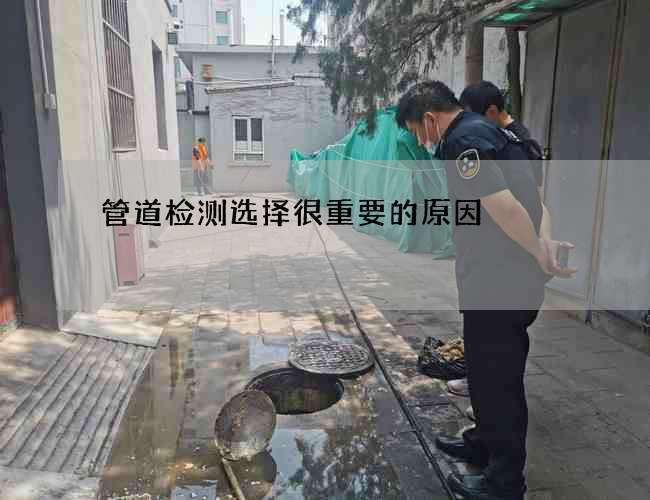 管道检测选择很重要的原因