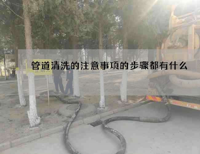 管道清洗的注意事项的步骤都有什么