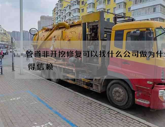 管道非开挖修复可以找什么公司做为什么值得信赖