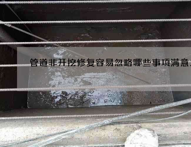 管道非开挖修复容易忽略哪些事项满意之选 管道非开挖修复容易忽略哪些事项满意之选