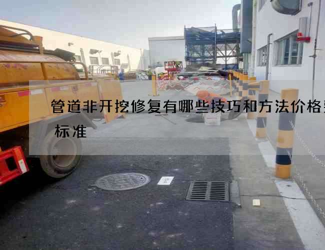管道非开挖修复有哪些技巧和方法价格费用标准