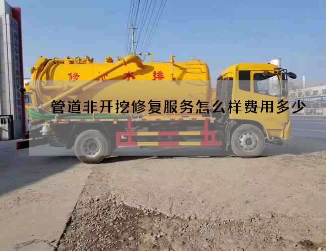 管道非开挖修复服务怎么样费用多少