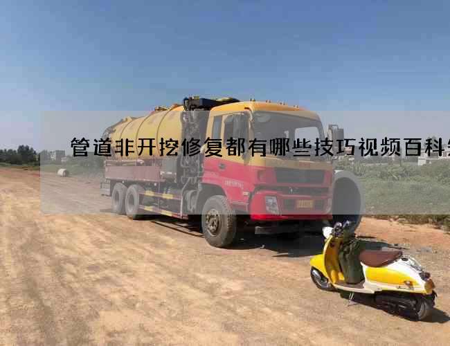 管道非开挖修复都有哪些技巧视频百科知识