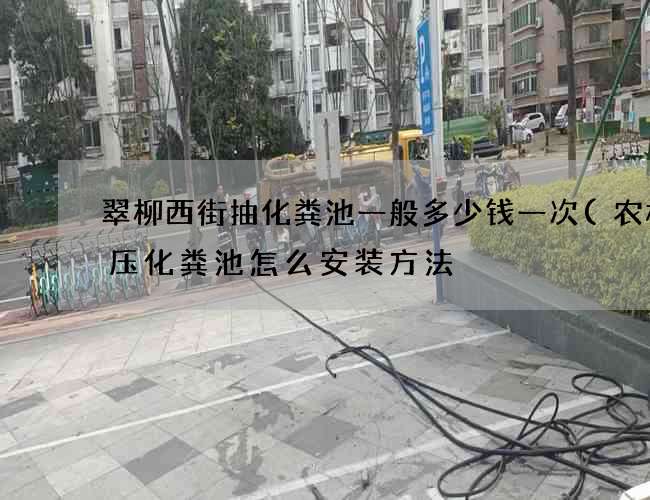 翠柳西街抽化粪池一般多少钱一次(农村模压化粪池怎么安装方法) 翠柳西街抽化粪池一般多少钱一次(农村模压化粪池怎么安装方法)
