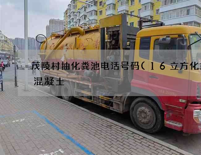 茂陵村抽化粪池电话号码(16立方化粪池混凝土) 茂陵村抽化粪池电话号码(16立方化粪池混凝土)