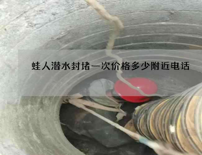 蛙人潜水封堵一次价格多少附近电话
