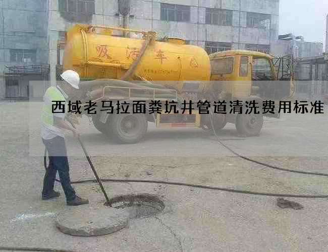 西域老马拉面粪坑井管道清洗费用标准