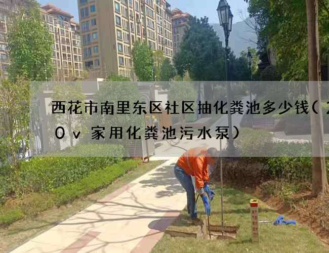 西花市南里东区社区抽化粪池多少钱(220v家用化粪池污水泵)