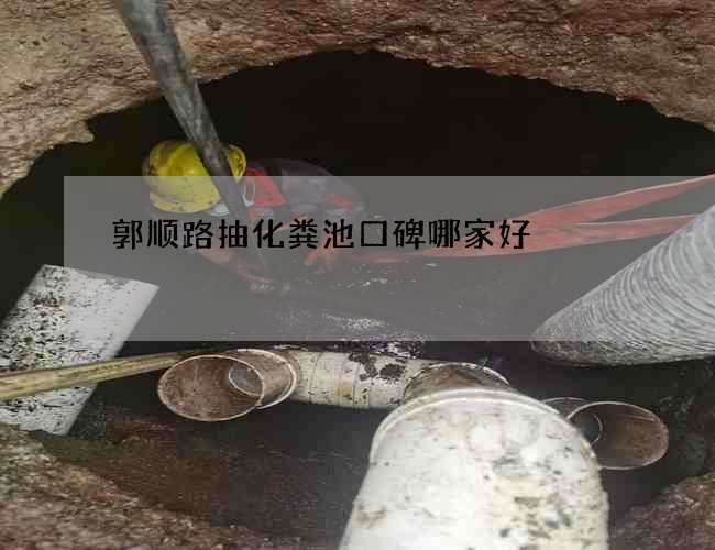 郭顺路抽化粪池口碑哪家好